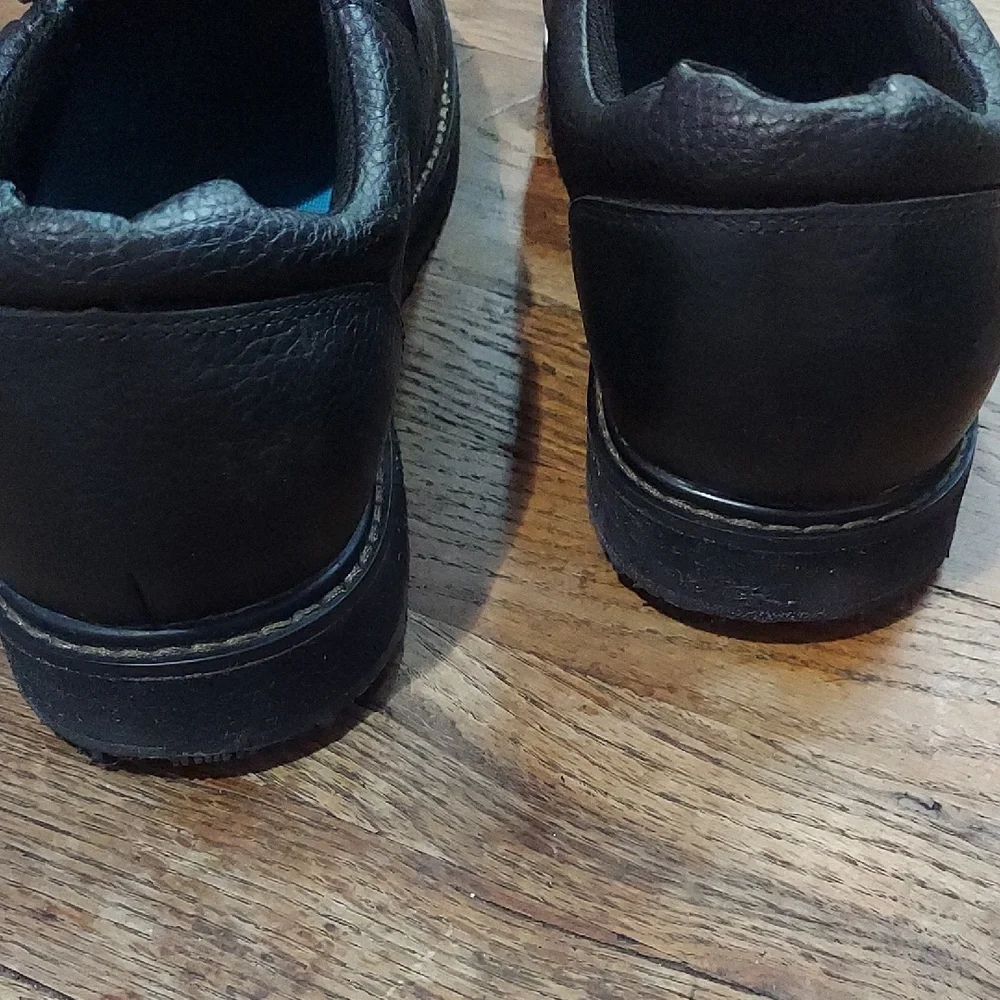 Dr. Scholl's Men's Black Leather Loafers - Picture 10 of 11
